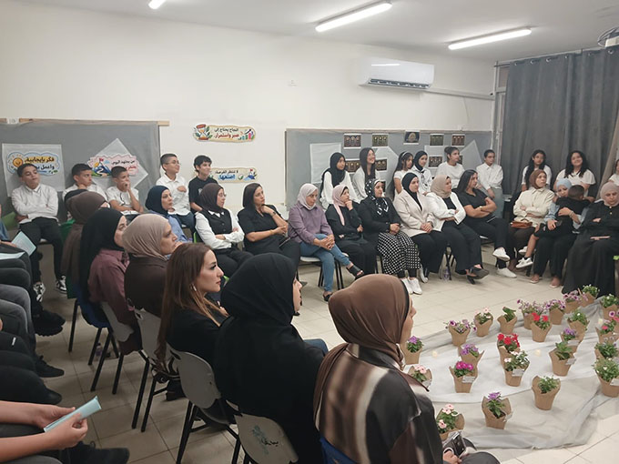 لقاء الانطلاقة لأولياء الأمور في مدرسة الرازي الابتدائية في جلجولية